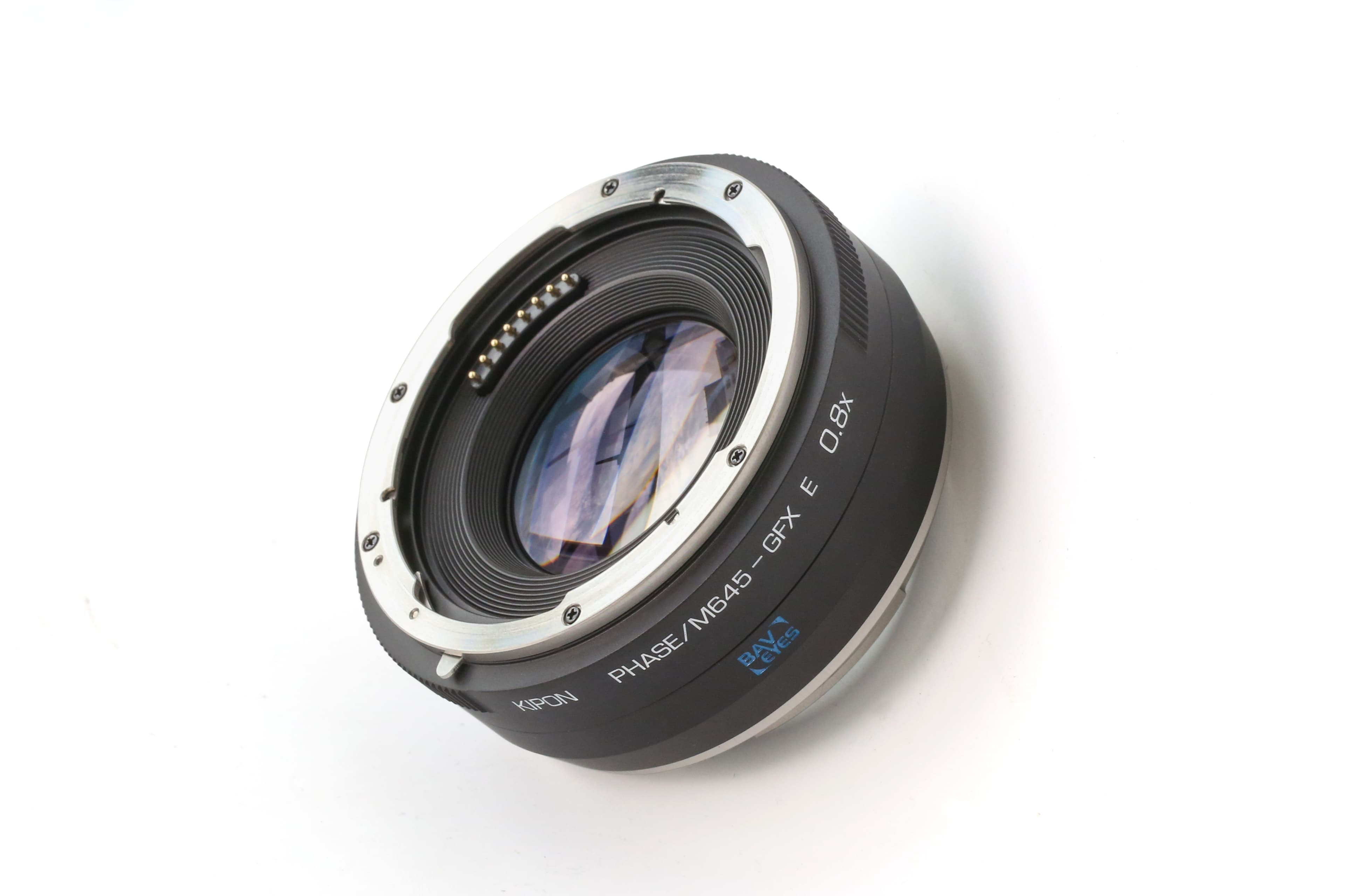 BAVEYES PHASE Mamiya 645-Fuji G E 0.8x 焦点距離短縮電子アダプター 3