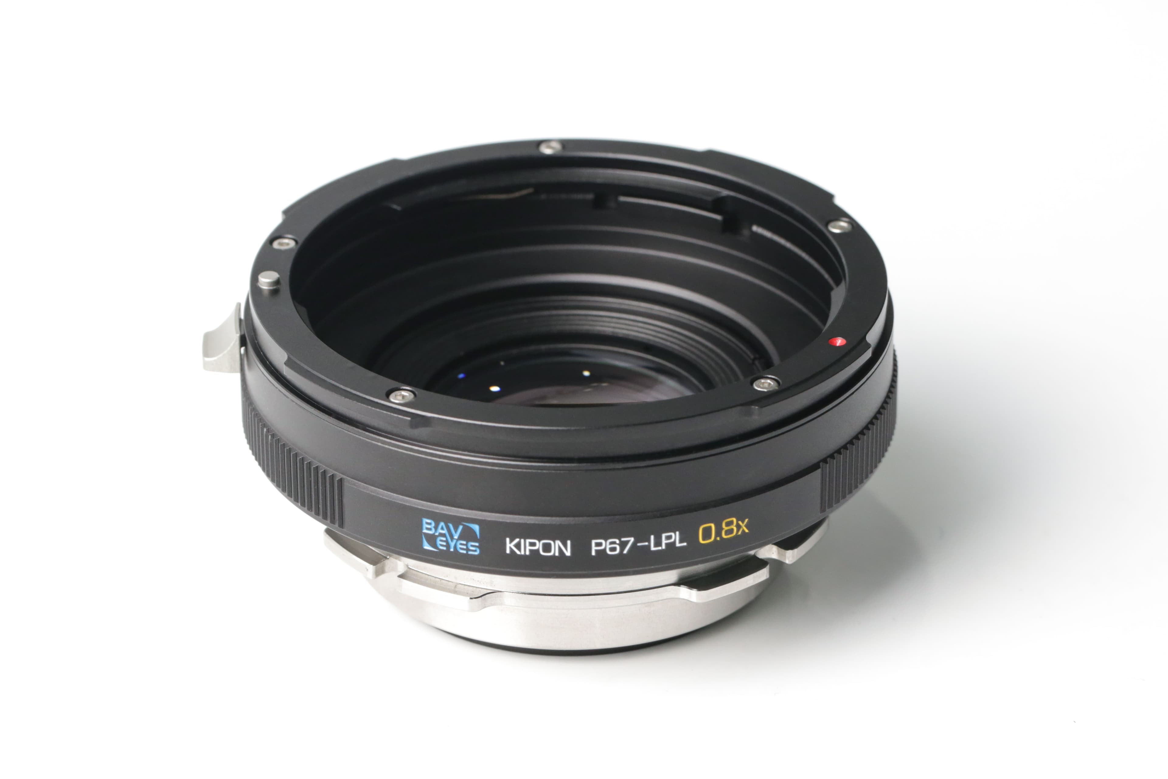 BAVEYES Pentax 67-LPL 0.8x 焦点距離縮小アダプター