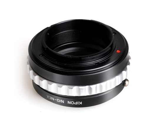 Nikon GマウントレンズをSony Eマウントカメラに取り付けるアダプター 2