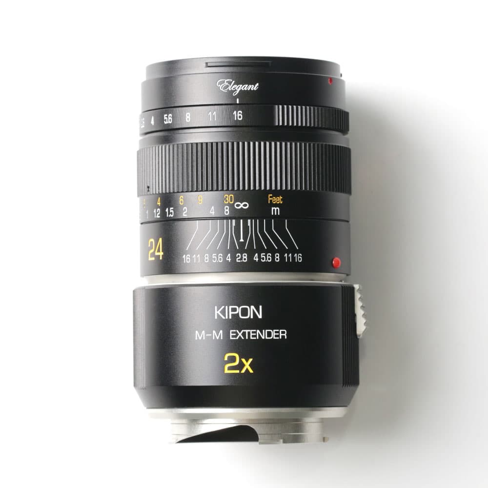 アダプター＆レンズキット - M-M エクステンダー 2x + エレガント 90mm F2.4 M 3