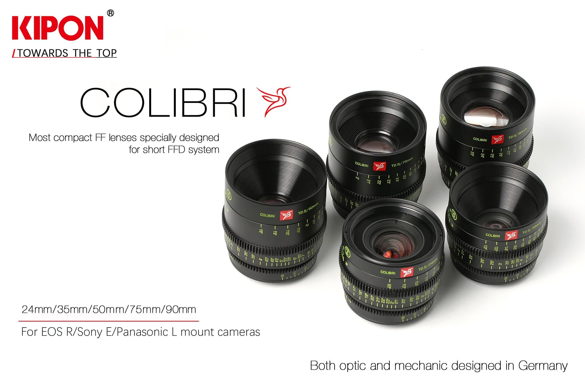 COLIBRI シネレンズセット 24/35/50/75/90mm