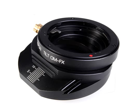 フジFX X-Pro1 X-E1カメラ用オリンパスOMレンズ チルトアダプター 3