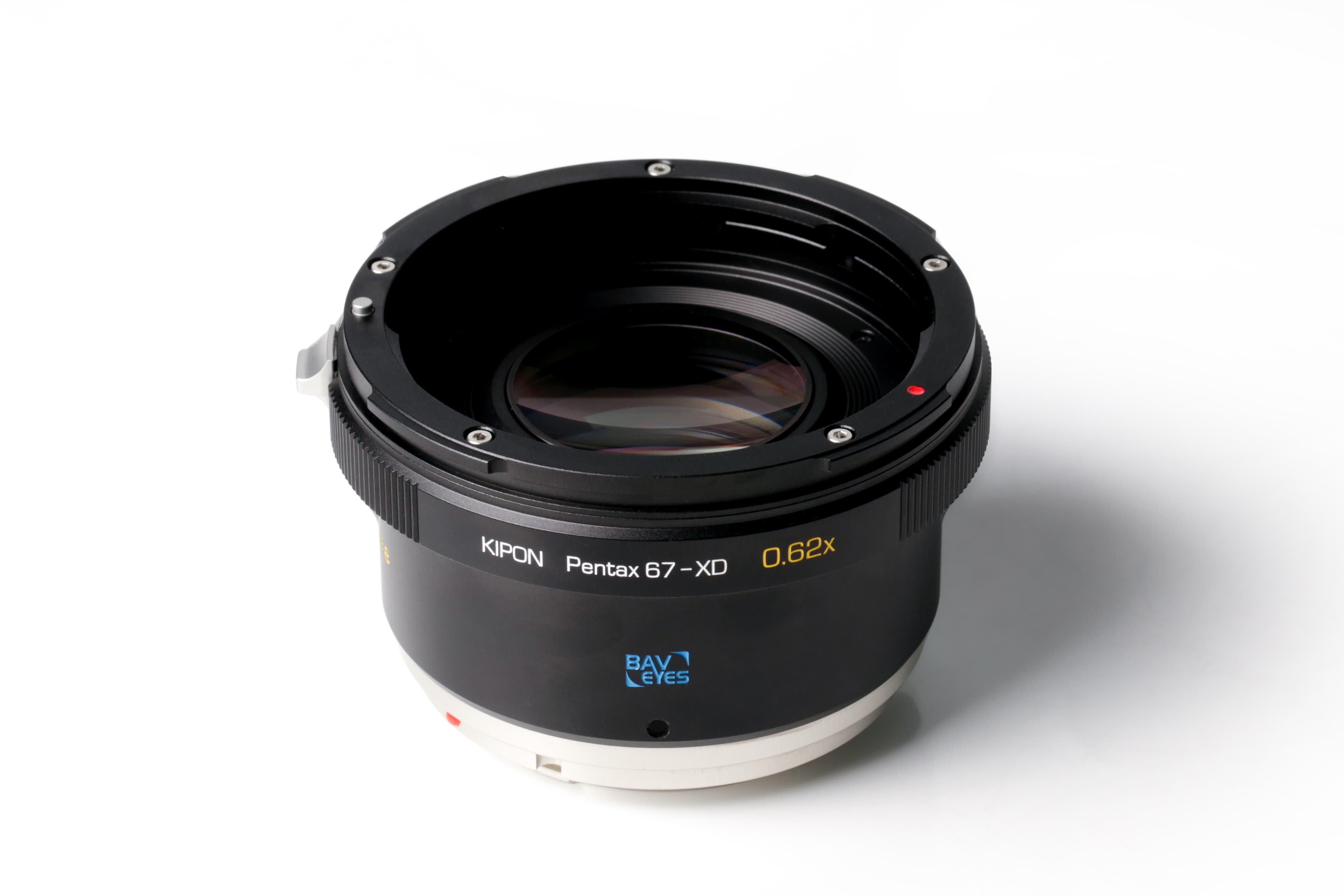 Baveyes Pentax 67-Hasselblad XD 0.62x 焦点距離縮小アダプター